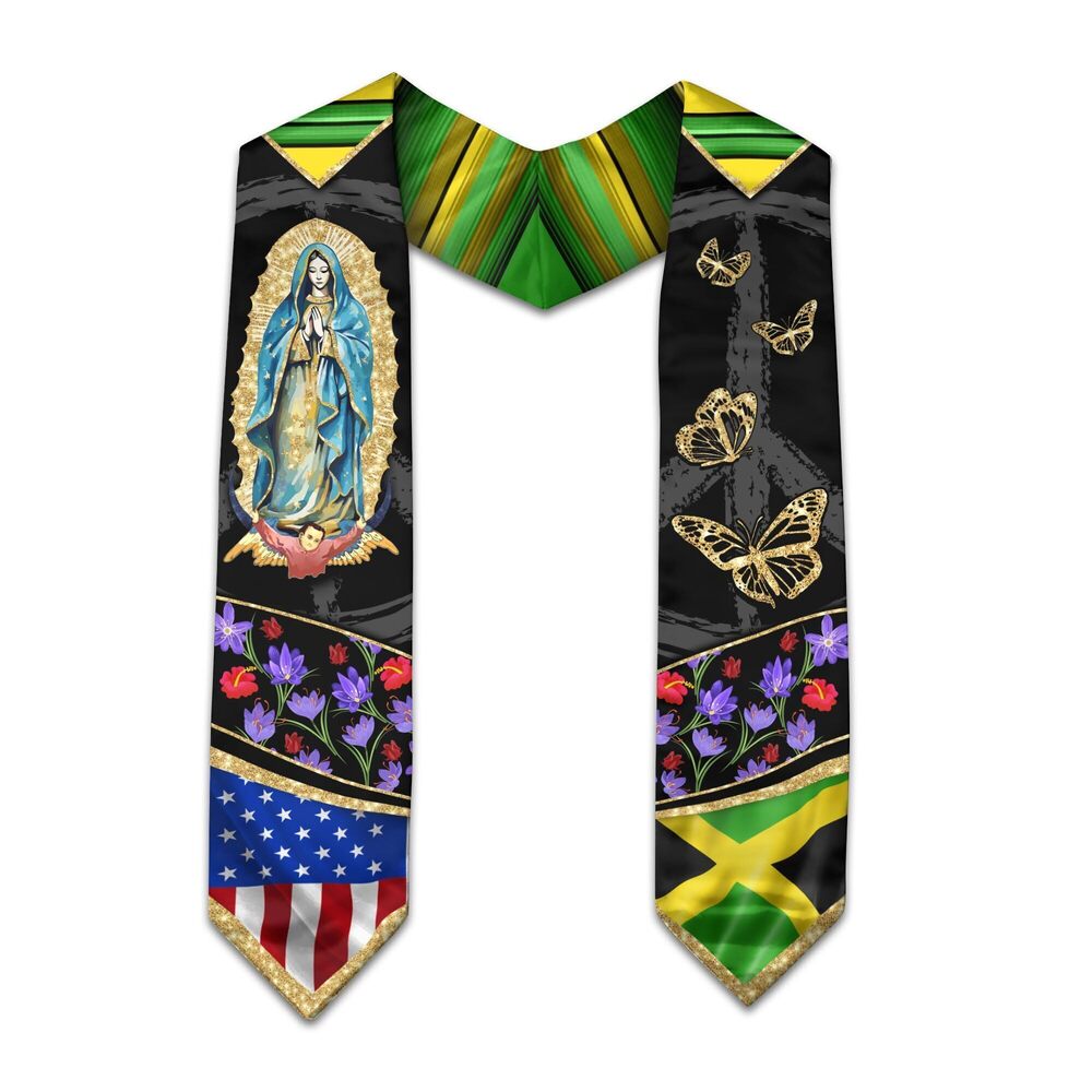 1589 Jamaica Graduation Stole 2025, Jamaican Graduation Sash 2025, Jamaican